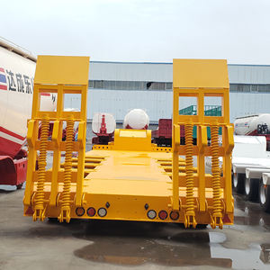 4 차축 낮은 세미 트레일러 무거운 기계 운송 낮은 세미 트레일러 판매 - Product Image 2