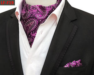 Conjunto de Corbata <span class=keywords><strong>Ascot</strong></span> con Estampado Paisley Floral, <span class=keywords><strong>Pañuelo</strong></span> de Bolsillo, Corbata de Seda, <span class=keywords><strong>Pañuelo</strong></span>, Corbata Cashew, Corbata <span class=keywords><strong>Ascot</strong></span> para Boda, para Hombre - Product Image 6