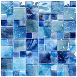Mosaicos <span class=keywords><strong>de</strong></span> Vidrio Azul Cristal Premium para Piscinas, Mosaicos <span class=keywords><strong>de</strong></span> Vidrio para Decoración <span class=keywords><strong>de</strong></span> Paredes <span class=keywords><strong>de</strong></span> Piscinas - Product Image 4