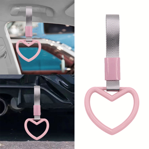 Breloque JDM Heart <span class=keywords><strong>Tsurikawa</strong></span>, sangle de poignée pour poignée de porte de train, de bus ou de métro, luminescente dans le noir, pour l'intérieur de la voiture, anneau de traction pour métro - Product Image 6