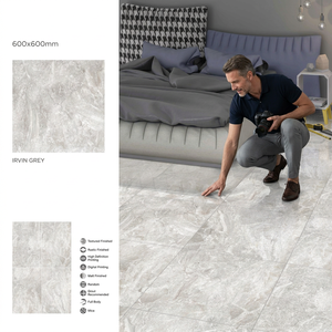 กระเบื้องพอร์ซเลน Irvin Light Marble Design ขนาด 600x600 มม. รุ่น Rectified GVT ผิวขัดเงา สีงาช้าง คอลเลคชั่นพื้นปู - Product Image 2