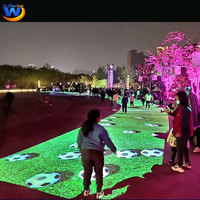 Vente directe usine – Système de projection interactive 3D tout-en-un pour sols numériques extérieurs, projecteur de mapping de sol pour stades