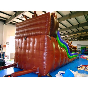 Commercial Grade PVC <b>Inflatable</b> Bouncer Combo Racing Jumping Slide for <b>Kids</b> & Adults Home & Commercial Use Large Park Slide - Product Image 2