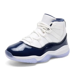 Chaussures de <span class=keywords><strong>basket</strong></span>-ball montantes pour garçons, baskets athlétiques pour étudiants, chaussures de course respirantes pour enfants 31-40 - Product Image 4