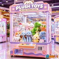 Adorable Ours en Peluche de 8 Pouces, Design Kawaii, pour Machine à Pinces, Prix de Vente en Gros, Emballage Personnalisé pour Magasin de Cadeaux