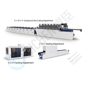 新设计产品纸勺刀叉制造机价格优惠商务DCS450 - Product Image 1