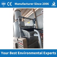 Incinérateur portable de déchets Pneu pour le traitement des boues de chauffage, séparateur d'huile, machine de traitement / Four de fusion par pyrolyse, incinérateur