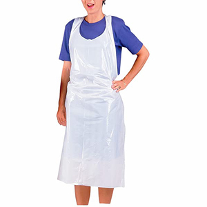 Delantales <span class=keywords><strong>de</strong></span> Plástico Desechables sin Mangas para Adultos, Color Azul, para Peluquería - Product Image 2