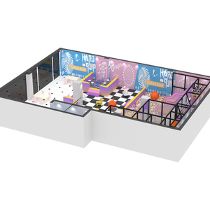 Aire <span class=keywords><strong>de</strong></span> jeux intérieure personnalisée pour enfants : toboggan, jeux souples et maisonnette <span class=keywords><strong>de</strong></span> <span class=keywords><strong>jeu</strong></span> pour le <span class=keywords><strong>jeu</strong></span> d'imitation et la zone <span class=keywords><strong>de</strong></span> divertissement des enfants - Product Image 3