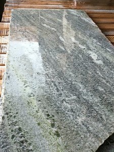 Azulejo de encimera de granito de losa pequeña verde multicolor - Product Image 2