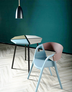 Tavolino da Caffè Convertibile Nordico Unico con Piano in PP Colorato e Gambe in Ferro Massiccio, Arredamento Moderno per <span class=keywords><strong>Soggiorno</strong></span>, <span class=keywords><strong>Dimensioni</strong></span> Ridotte - Product Image 6
