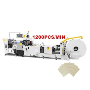 Automatic Toilet Tissue Paper Making Machine Small Folding Napkin Paper Machine For Paper Industry