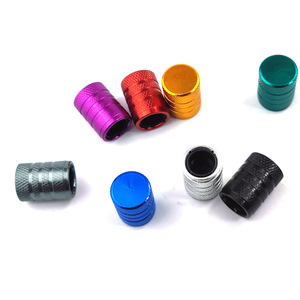 Tapa de válvula de aleación de aluminio para neumáticos de coche, tipo atornillable, boca americana, color negro, cubierta de protección duradera - Product Image 2