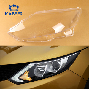 Kabeer-cubierta de lente de cristal transparente para faro delantero de coche, pieza para <span class=keywords><strong>Qashqai</strong></span> 2016, superventas - Product Image 2