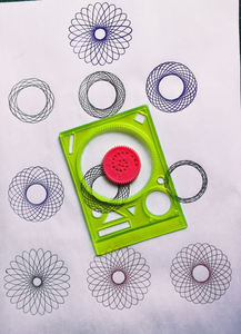 Pochoir de règle de la spirale enfants, <span class=keywords><strong>jouet</strong></span> pour étudiants - Product Image 2