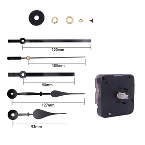 Gerakan pengganti jam poros panjang, kuarsa, DIY, mekanisme gerakan jam dinding dengan 2 pasang tangan - Product Image 4