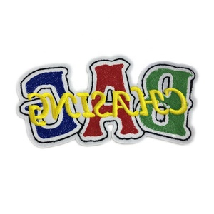 Nouveau Design En Gros Logo Personnalisé Brodé <span class=keywords><strong>Patch</strong></span> Chenille Pour Vêtements - Product Image 3