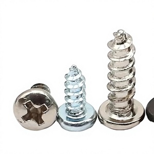 Cross Pan Head Self Tapping Screw Steel M2 M6 Zinc Plated Metric Coarse Thread <b>Fasteners</b> for Plastic - Product Image 3