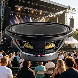 Haut-parleur de basses professionnel 8 ohms 12 pouces, aimant en ferrite, bobine vocale en aluminium, boîtier métallique, haute stabilité, 400W, audio professionnel pour scène - Product Image 1