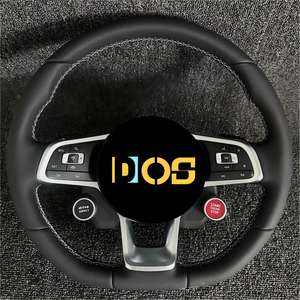 Volante Deportivo de Fibra de Carbono con LED DOS Compatible con Volkswagen MK7 Golf 7 GTI Passat <span class=keywords><strong>Polo</strong></span> Scirocco 2014-2018 GTD GTS GTE <span class=keywords><strong>GLI</strong></span> R CC MK6 - Product Image 6