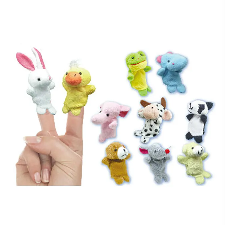 Juguete Gift Kleine Gashapon Ei Speelgoed Voor Kids Bed Verhaal Theatre Tijd Pluche Zoo Animal Finger Puppet Met Capsule