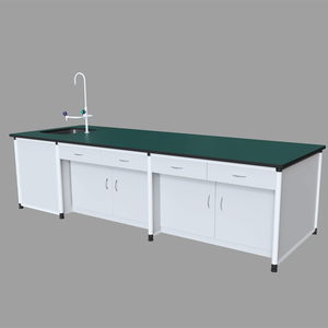 C منضدة عمل إطارية شاملة لمختبرات الكيمياء الفيزيائية وعلم الأمراض مع حوض - Product Image 1