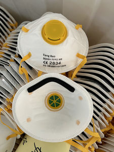 Masker Respirator Sekali Pakai LOGO Custom Katup Ekshalasi Kain Non-Woven 4 Lapis FFP2 Masker Anti-Debu Tahan Bahan Kimia - Product Image 6