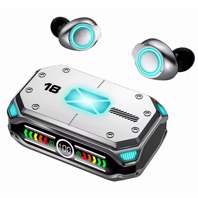 M43 Audifonos Gaming Tws BT 5.3 Colorful Light Headset Low Latency Earbuds In-ear Headphones HiFi Bass Wireless Earphones