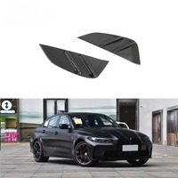 Couvre-ventilations latérales en fibre de carbone pré-imprégnée pour BMW G80 M3 berline 2021 2022 2023