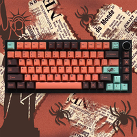 Personality GMK Copper Keycaps Pbt 134 Keys Dye-Sub Cherry Profile Keycap for 61/87/104/108 Mx Switch Mechanical Keyboard