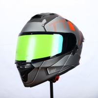 TOOP 2025 nouvelle mode meilleures ventes Abs Flip up casque de moto casque modulaire moto approuvé par le DOT Casco De Moto lumière LED
