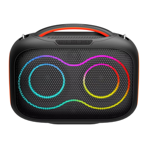 Yeni 40w güçlü yüksek kaliteli taşınabilir kablosuz karaoke hoparlör rgb ışıklı uzun pil ömrüne sahip fm radyo açık hava partileri için - Product Image 1