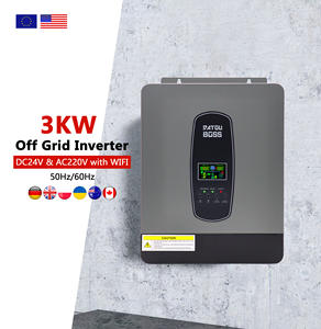 Stock UE, onduleur 3KW 24V et tout-en-un, onduleur solaire hybride 11kw 3000w 6.2kw, onduleur à phase séparée 12v 110v, onduleur 120v 240v - Product Image 2