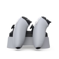 Station de chargeur de contrôleur grise pour manettes PS5 Dualsense Station de charge double rapide pour manette PlayStation 5