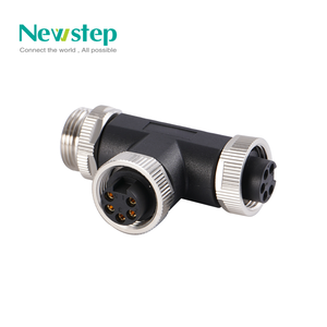 एम 12 पैनल माउंट कनेक्टर एम 12 पैनल पुरुष महिला फ्रंट साइड फास्टनिंग <span class=keywords><strong>3</strong></span>/4/5/8/12 पिन 90 डिग्री कोण pcb ip67 वाटरप्रूफ कनेक्टर - Product Image 5