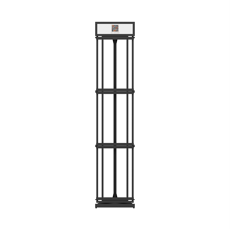 Apache Factory Customized Metal Marble Slabs Display Rack for Storing and Showcasing Marble Slabs in Store — view 2