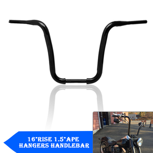 <span class=keywords><strong>Guidon</strong></span> de <span class=keywords><strong>moto</strong></span> Customizable-Rise Ape Hangers de 1,25 pouce de large et de 16 pouces de long, compatible avec Harley Softail <span class=keywords><strong>Street</strong></span> Bob - Product Image 5