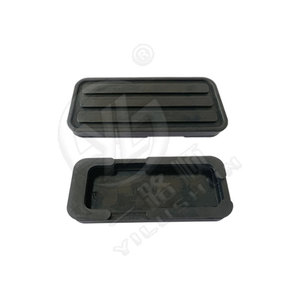 Funda de goma para pedal de coche Smooth Sailing, 107x46,7mm, para Volkswagen T4, embrague, acelerador, freno, alfombrilla antideslizante X176 - Product Image 4