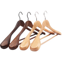 DS4810 cintres en bois massif pour vêtements cintres de costume pour chemise costume robe femmes maison enfants cintres en bois rose