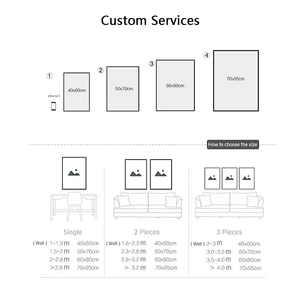 Miễn phí đám mây trang trí nhà con vẹt đứng trên bức tranh nền hoa phòng khách hiện đại vẽ tay vải tường nghệ thuật - Product Image 5