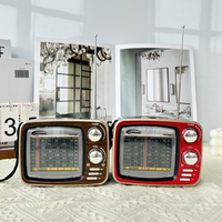 Radio analogique vintage en gros, 8 bandes FM AM SW, haut-parleur portable sans fil avec sangle de transport pour utilisation en extérieur et en voyage