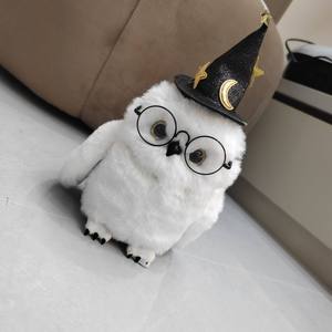 Peluche interactive à commande vocale Hibou Hedwig de <span class=keywords><strong>Harry</strong></span> <span class=keywords><strong>Potter</strong></span>, modèle Hibou des neiges, pour le cinéma, de Beijing Universal - Product Image 6