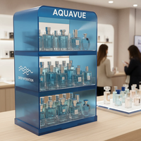 Support d'affichage en acrylique personnalisé avec logo pour cosmétiques, maquillage, parfums, vernis à ongles, produits de beauté, tabac et parfums