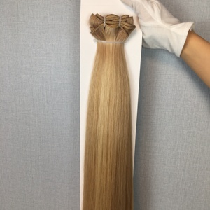 ผมจัสมินยุโรปแบบ Double Drawn ผมแท้รัสเซีย ต่อผมด้วยเครื่องจักร คุณภาพสูง ผมแท้ Remy แบบเส้นต่อเส้น - Product Image 2