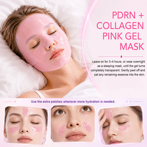 MasaiGGe Maschera Viso in Gelatina Rosa con DNA di Salmone PDRN per Cura della Pelle Femminile, Anti-Invecchiamento, Anti-Rughe e Idratante - Product Image 6