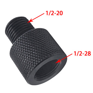Adaptateur fileté moleté série 1/2, 1/2-20 mâle vers 1/2-28 femelle et 1/2-28 mâle vers 1/2-20 femelle, raccord de conversion de fluide automobile en acier - Product Image 6