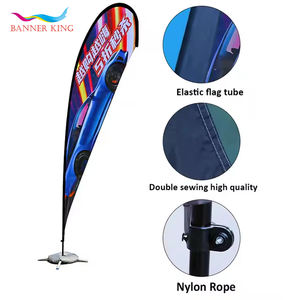 Reklam Baskı Promosyon Bayrağı Logolu Plaj Bayrağı Afişleri Tüy Promosyon Bayrakları Özel Reklam Afişi Tüy Kavisli Bayraklar - Product Image 2