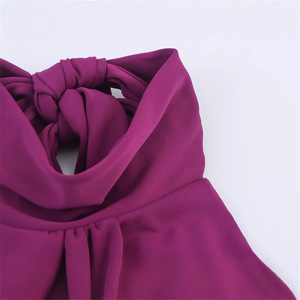 Vestidos Formales sin Mangas para Mujer, Corte Regular, Tejido de Ganchillo, Ecológico, Cintura Natural, Nueva Colección de Otoño - Product Image 3