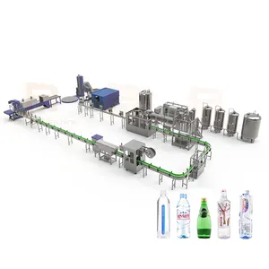 12000BPH Automatic Rotary Table Filler Bottling Purified Drinking Water Production Line