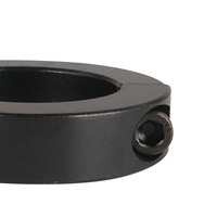 Collier de serrage à vis en deux parties, en acier inoxydable, norme DIN/ISO, pour divers matériaux